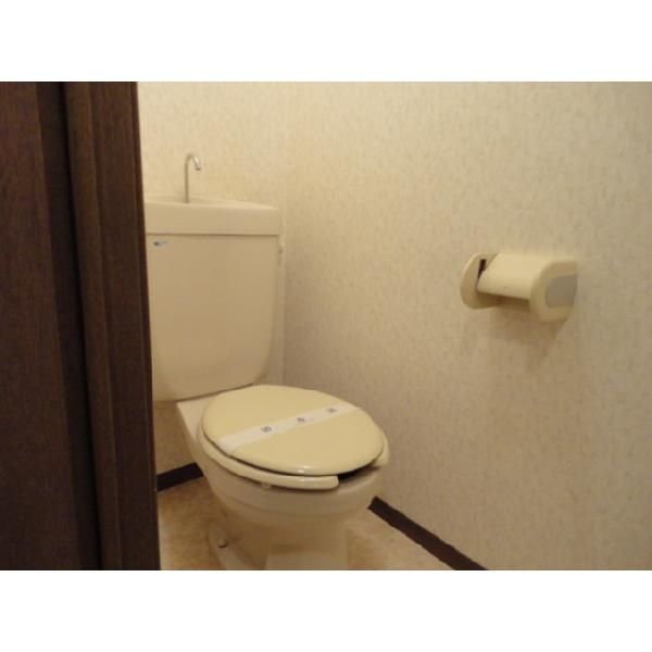 Toilet. There is a feeling of cleanliness
