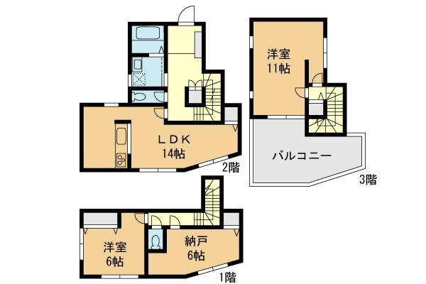 Floor plan. 25,273,000 yen, 2LDK+S, Land area 108.25 sq m , Building area 93.15 sq m floor plan
