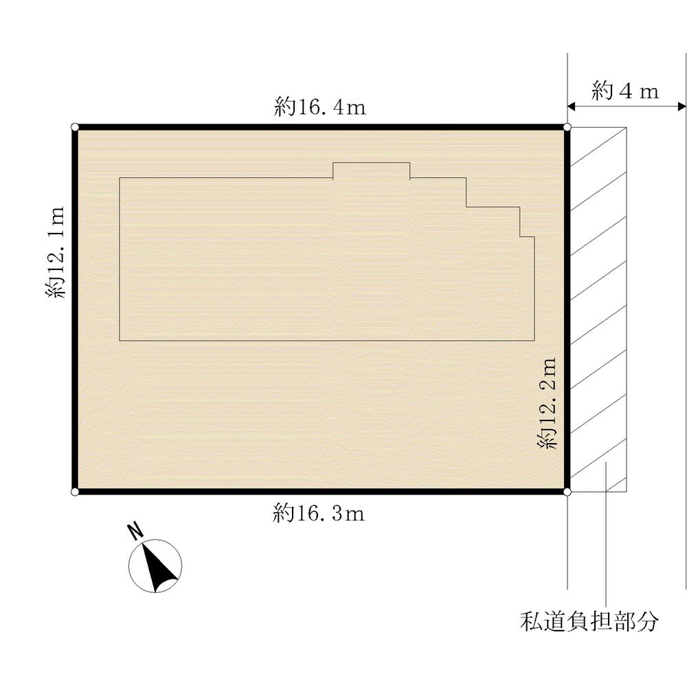 Compartment figure. Land price 32,800,000 yen, Land area 217.06 sq m
