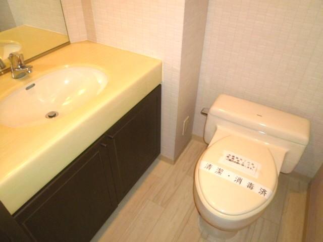 Toilet. Toilet is located in two places.