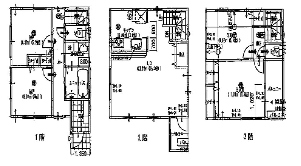 Floor plan. (B), Price 33,800,000 yen, 4LDK, Land area 78.43 sq m , Building area 96.99 sq m