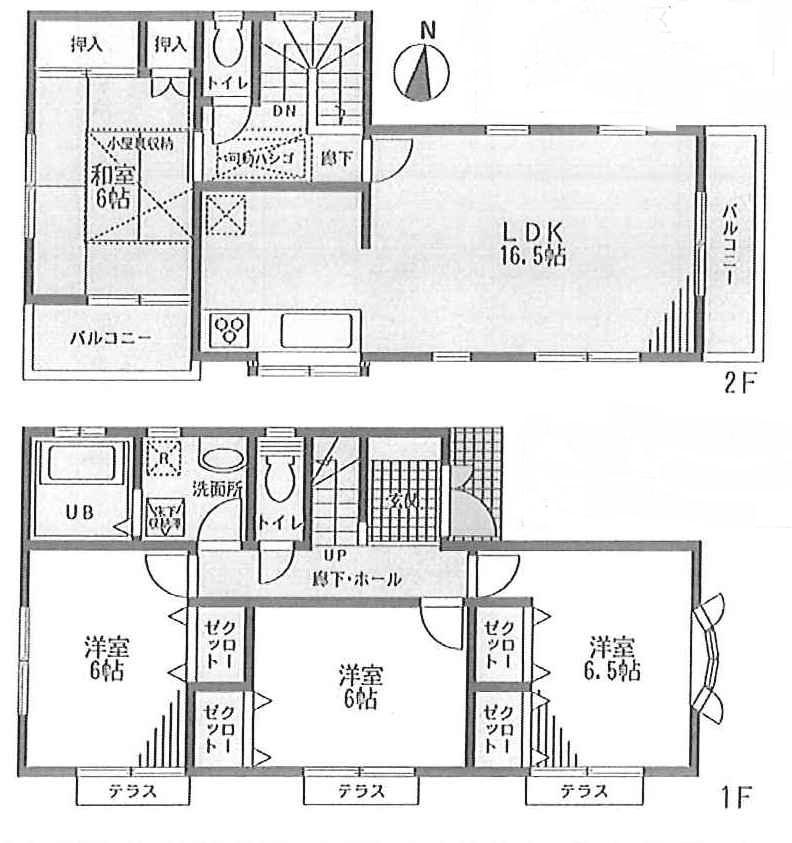 Floor plan. 29,800,000 yen, 4LDK, Land area 109.15 sq m , Building area 114.07 sq m floor plan