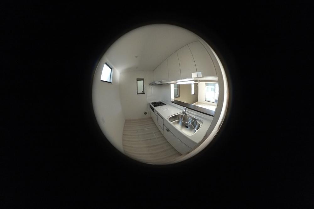 Kitchen. I tried to take a fish-eye lens ☆ Indoor (December 16, 2013) Shooting