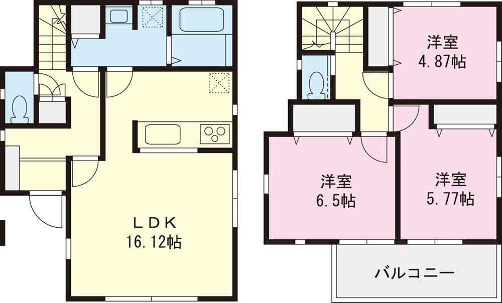 Floor plan. (A Building), Price 26,958,000 yen, 3LDK, Land area 217.04 sq m , Building area 84.05 sq m