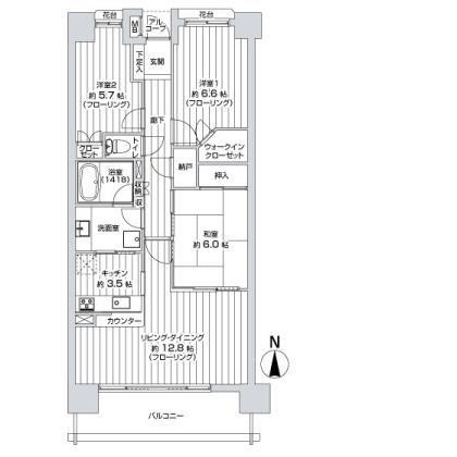 Floor plan. 3LDK+S, Price 32,800,000 yen, Occupied area 78.96 sq m , Balcony area 11.16 sq m