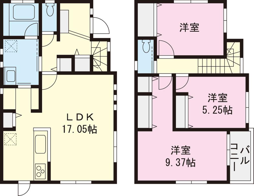 Floor plan. 36,800,000 yen, 3LDK, Land area 118.32 sq m , Building area 91.91 sq m