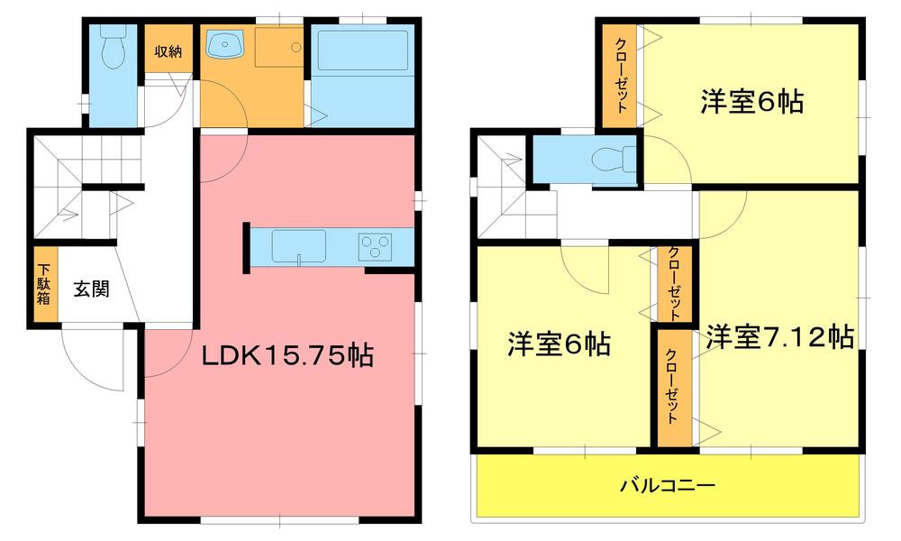 Floor plan. (B), Price 26,800,000 yen, 3LDK, Land area 311.29 sq m , Building area 83.88 sq m
