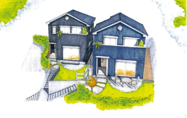 Rendering (appearance). Day is good because the south is missing.  The appearance of the darker is the impressive two buildings.  Rendering