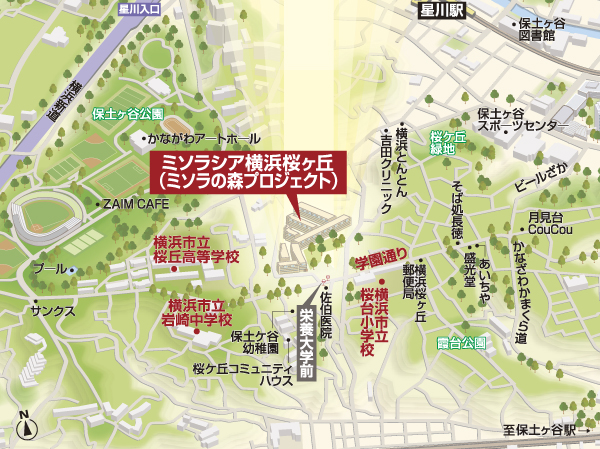 Living on the <Misorashia Yokohama Sakuragaoka> peripheral map hill try to check the "Special".