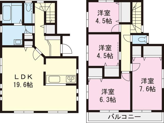 Floor plan. 39,800,000 yen, 4LDK, Land area 139 sq m , Building area 103.71 sq m