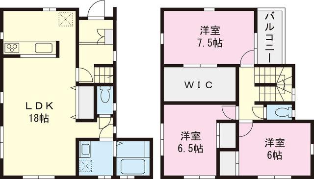 Floor plan. 37,800,000 yen, 3LDK, Land area 131.7 sq m , Building area 81.88 sq m