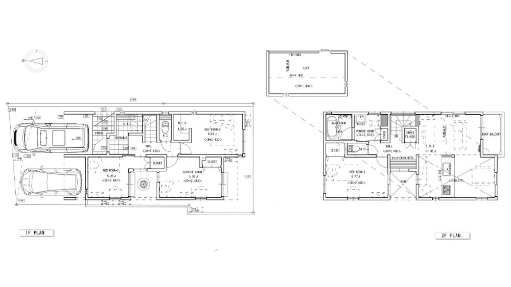 Floor plan. (A Building), Price 37,800,000 yen, 3LDK+S, Land area 101.09 sq m , Building area 97.7 sq m