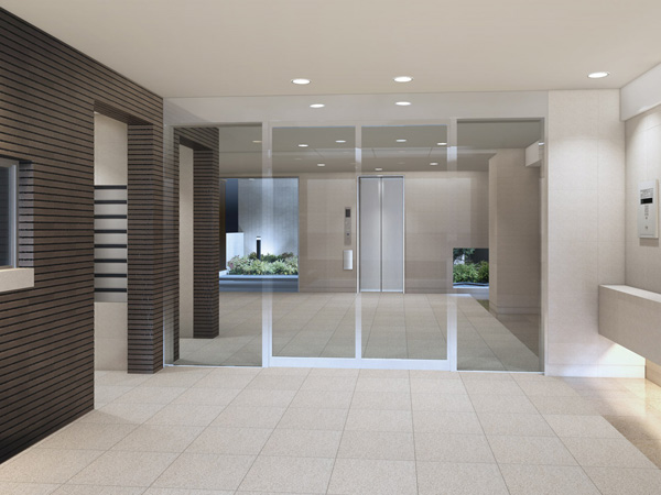 Shared facilities. Entrance Hall Rendering