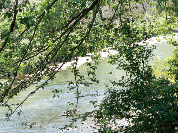 Surrounding environment. Light hemp garment River (about 40m / 1-minute walk)