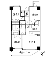 Floor: 3LDK + 2WIC + SIC, the occupied area: 65.66 sq m, price: 34 million yen ~ 40,500,000 yen, now on sale