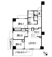 Floor: 3LDK + SIC, the area occupied: 66.6 sq m, Price: 35,300,000 yen ~ 39,800,000 yen, now on sale