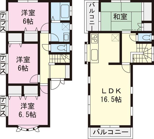 Floor plan. 29,800,000 yen, 4LDK, Land area 109.15 sq m , Building area 97.2 sq m