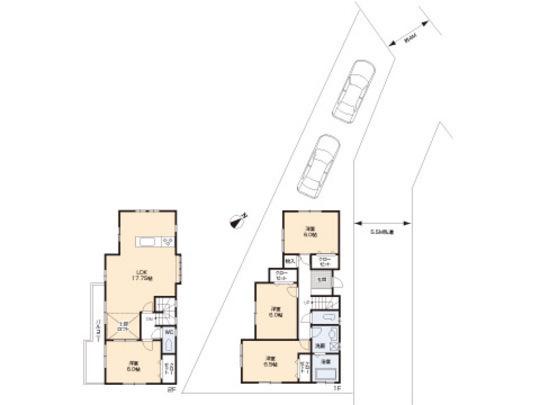 Floor plan. 35,800,000 yen, 4LDK, Land area 134.91 sq m , Building area 101.02 sq m floor plan