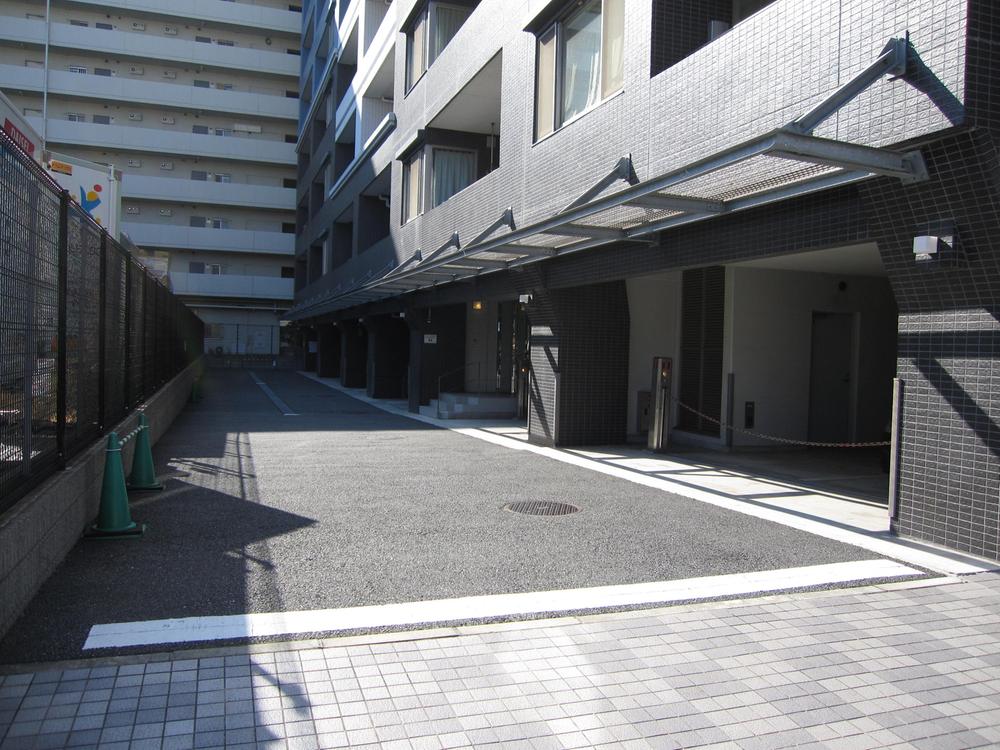 Parking lot. Common areas