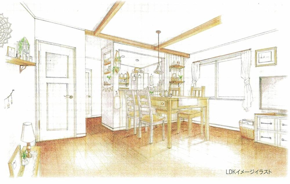 Rendering (introspection). Set up a small storage in the living room so that it can be devised to interior. 