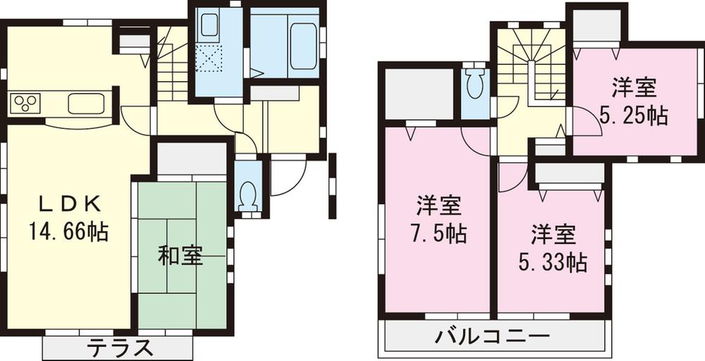 Floor plan. (16 Building), Price 39,958,000 yen, 4LDK, Land area 100.1 sq m , Building area 91.31 sq m