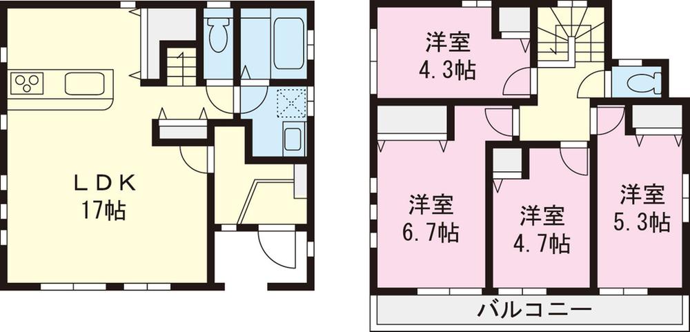 Floor plan. (15 Building), Price 39,958,000 yen, 4LDK, Land area 100.11 sq m , Building area 92.74 sq m