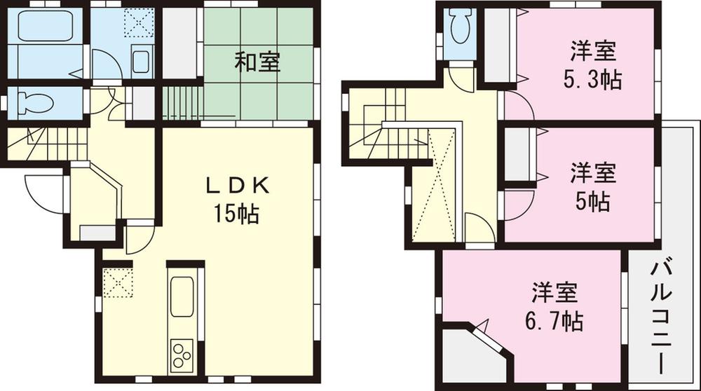 Floor plan. 1 minute walk Yokohama Nishiguchi! House looking for Please leave familiar Yamato Ju販 even CM of FM Yokohama. The real estate exhibition Plaza, Also on display information that can not be advertising. I'd love to, Please visit.