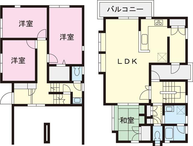 Floor plan. 31,900,000 yen, 4LDK, Land area 125.94 sq m , Building area 100.57 sq m