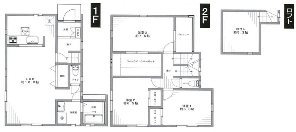 Floor plan. 37,800,000 yen, 3LDK, Land area 131.7 sq m , Building area 96.88 sq m