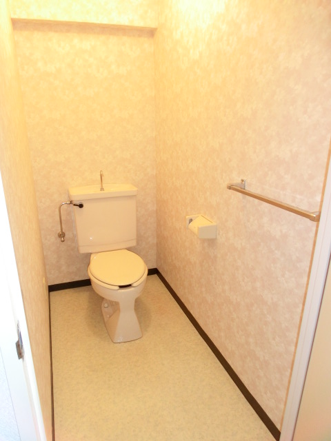 Toilet. Tsukimidai Hills indoor photo