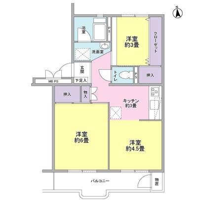 Floor plan. For the south-facing balcony, Yang per good