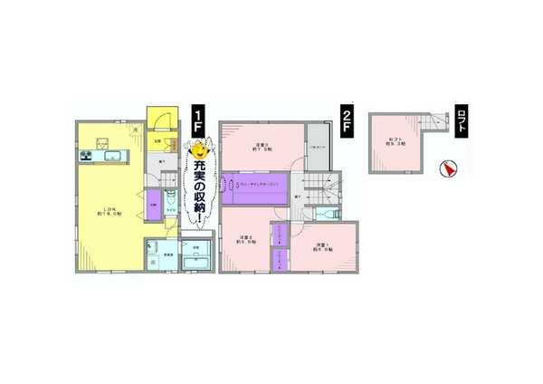 Floor plan. 37,800,000 yen, 3LDK, Land area 131.7 sq m , Building area 116.6 sq m