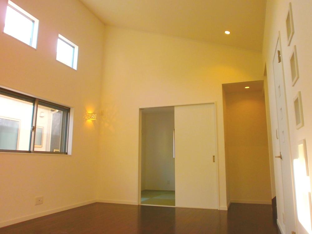 Living. Of gradient ceiling LDK