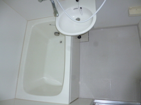 Bath. Bathroom with convenient reheating