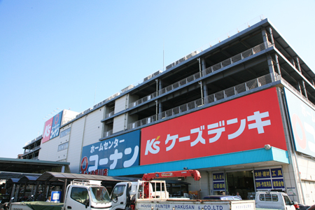Home center. K's Denki Hoshikawa store up (home improvement) 652m