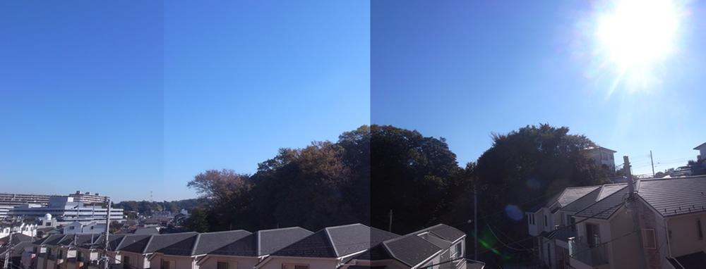 View photos from the dwelling unit. View from the site (November 2013) Shooting