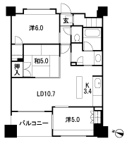 Floor: 3LDK + WIC + SIC, the occupied area: 66.73 sq m, Price: 31,400,000 yen, now on sale