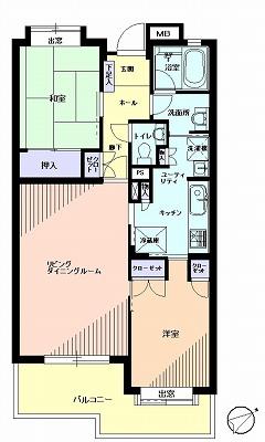Floor plan. 3LDK, Price 14.8 million yen, Occupied area 70.67 sq m , Balcony area 11.38 sq m