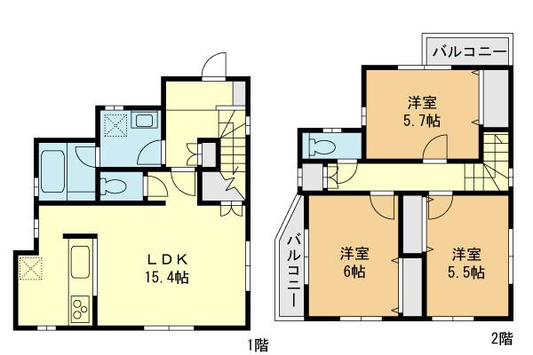 Floor plan. 31,800,000 yen, 3LDK, Land area 78.98 sq m , Building area 83.09 sq m floor plan
