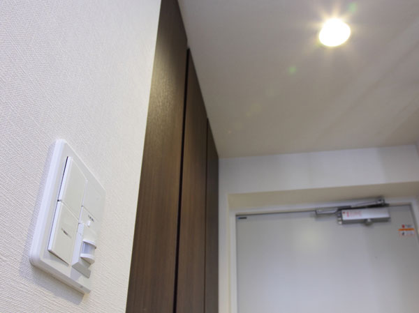 Other.  [Entrance lighting of motion sensors] Automatically lights up when you sense the person is at the door, Established a human sensor lights are turned off over time. Yes because the lights only when necessary also saving effect of the electric bill, It is an economical system.