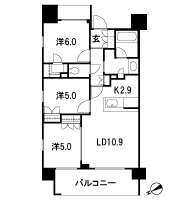 Floor: 3LDK + WIC, the area occupied: 65.4 sq m, Price: 38,080,000 yen, now on sale