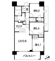 Floor: 3LDK + WIC, the area occupied: 65.4 sq m, Price: 35,980,000 yen, now on sale