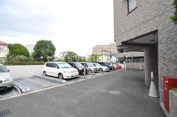 Parking lot. Common areas