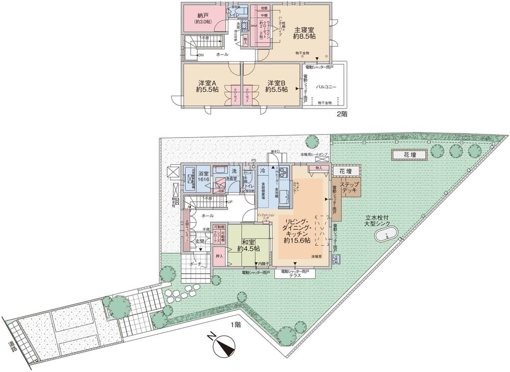 Floor plan. Keikyu kindergarten until the 1260m walk 16 minutes