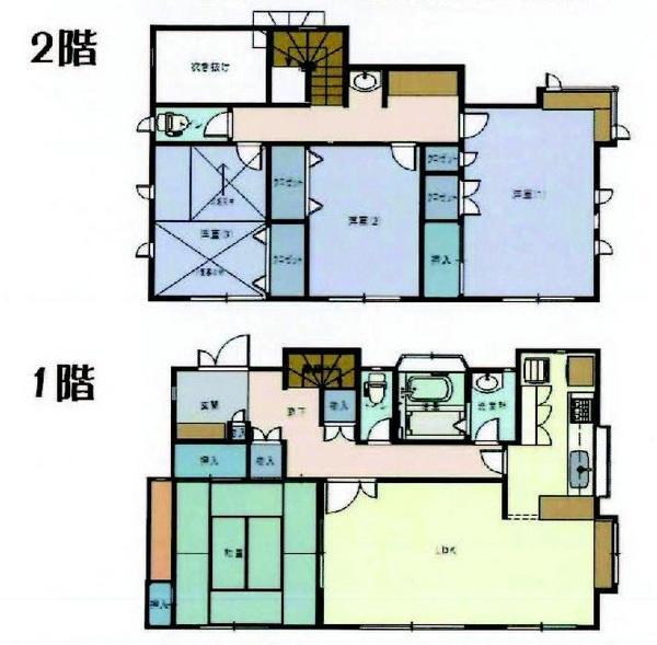 Floor plan. 30 million yen, 4LDK, Land area 157.78 sq m , Building area 121.57 sq m