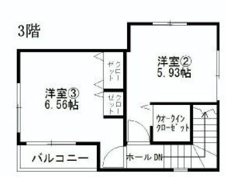 Floor plan. 28.8 million yen, 3LDK, Land area 71.97 sq m , Building area 89.73 sq m 3 floor