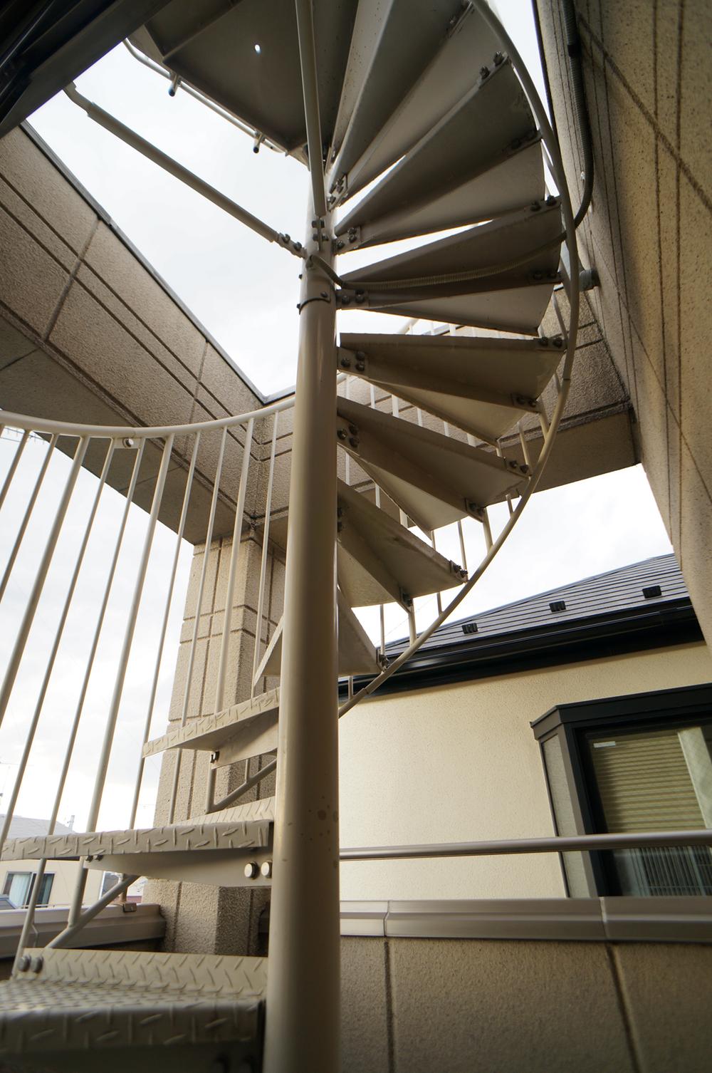 Other. Spiral staircase leading to the rooftop