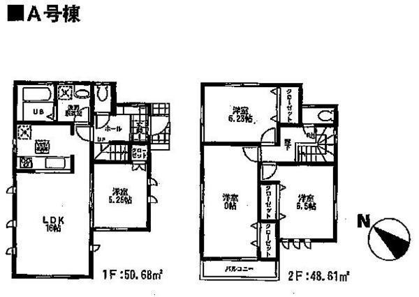 Floor plan. 37,800,000 yen, 4LDK, Land area 136.07 sq m , Building area 99.29 sq m
