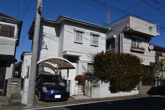 Local appearance photo. Building appearance  ※ Sunshine is good facing the south road of width about 7.9m