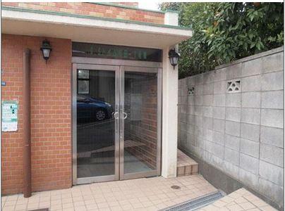 Entrance. Mansion is located on a hill